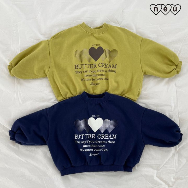 Neu - Korean Baby Fashion - #babyclothing - Butter Cream Sweatshirt