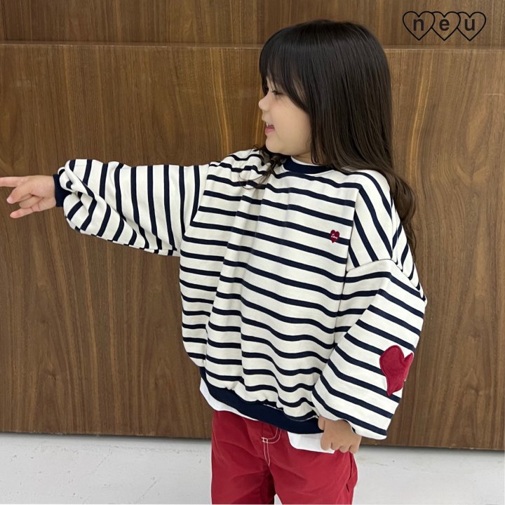 Neu - Korean Baby Fashion - #babyclothing - Heart Bread Sweatshirt - 10
