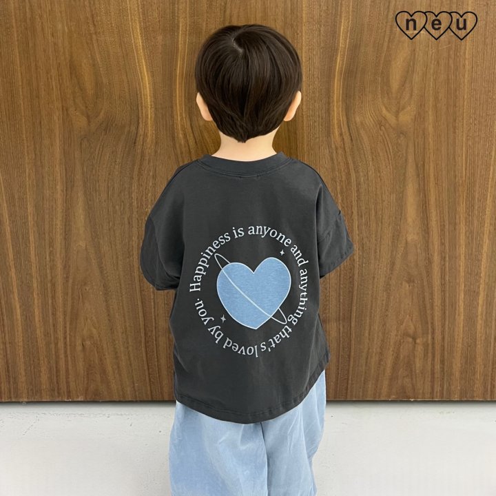 Neu - Korean Baby Fashion - #babyfashion - Heart Layered Tee - 5