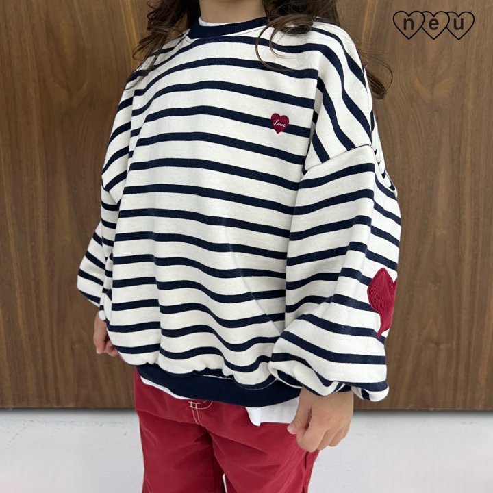 Neu - Korean Baby Fashion - #babyfever - Heart Bread Sweatshirt - 12