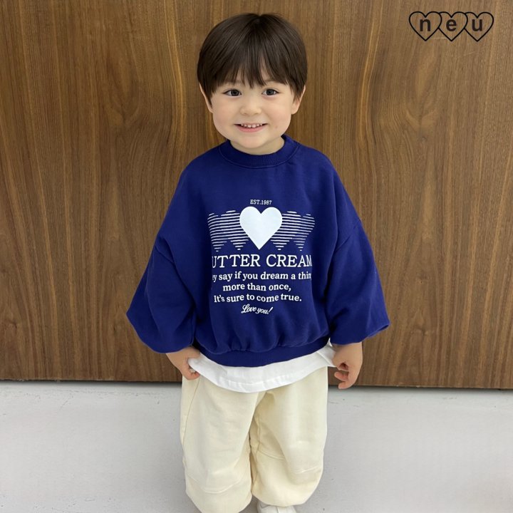 Neu - Korean Baby Fashion - #babyfever - Butter Cream Sweatshirt - 4