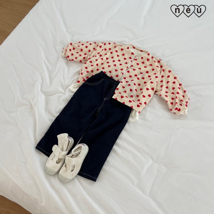 Neu - Korean Baby Fashion - #babygirlfashion - Heart Boom Cardigan - 12