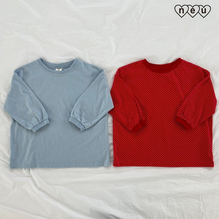 Neu - Korean Baby Fashion - #babyoninstagram - Dot Tee