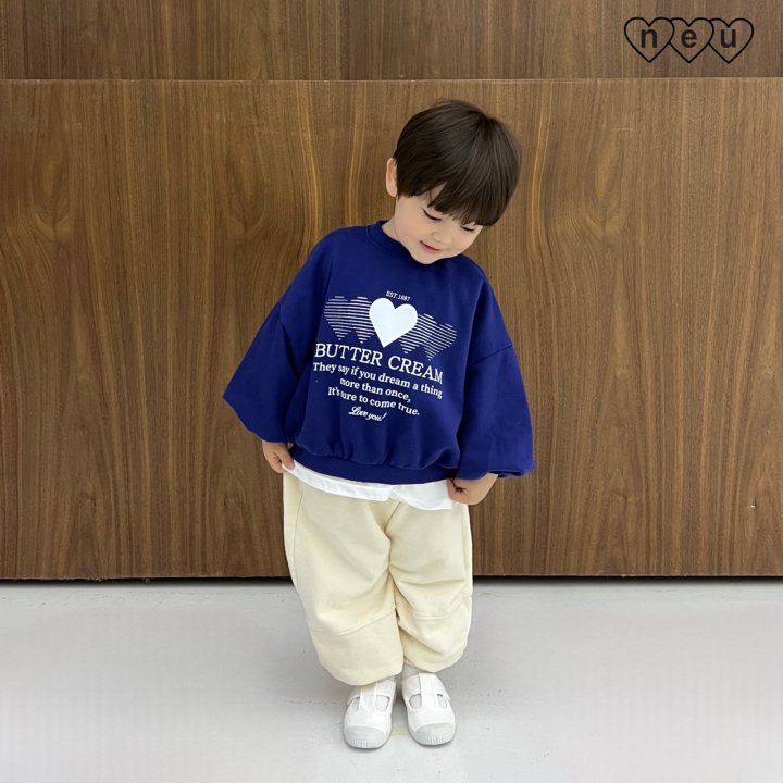 Neu - Korean Baby Fashion - #babyoutfit - Butter Cream Sweatshirt - 9