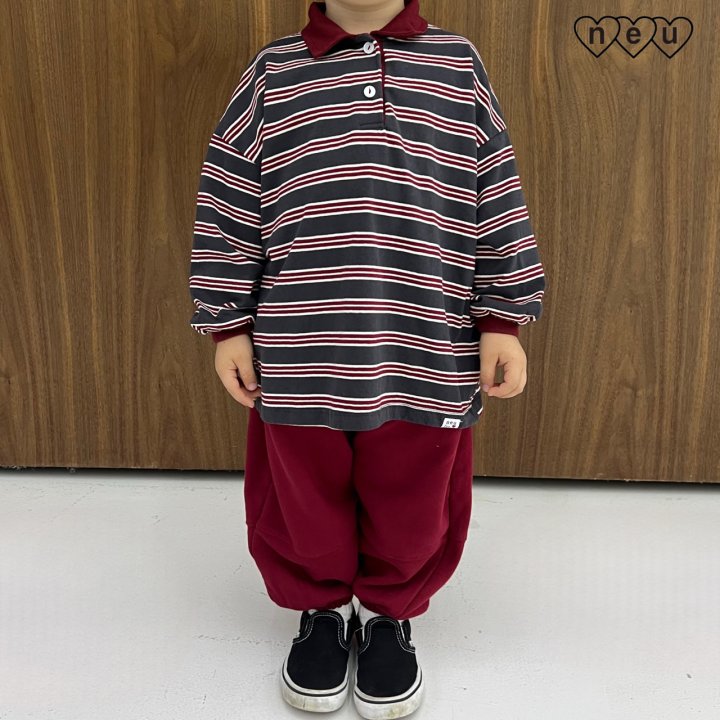 Neu - Korean Baby Fashion - #babyoutfit - Horizontal Jogger Pants - 12