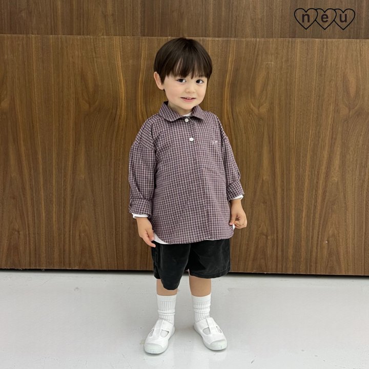 Neu - Korean Baby Fashion - #babywear - Check Shirt - 7