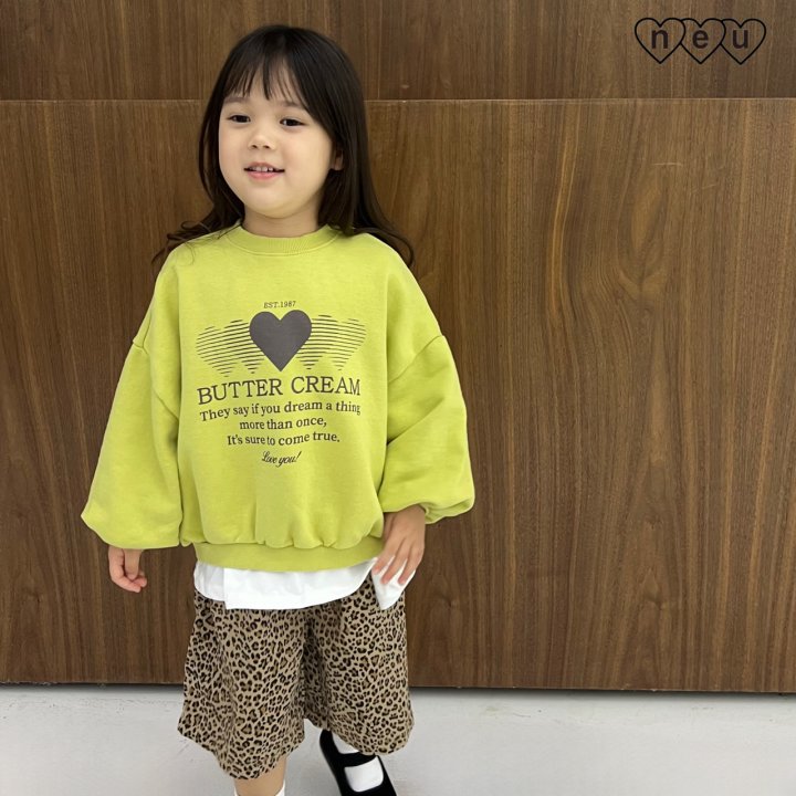 Neu - Korean Baby Fashion - #onlinebabyboutique - Butter Cream Sweatshirt - 11