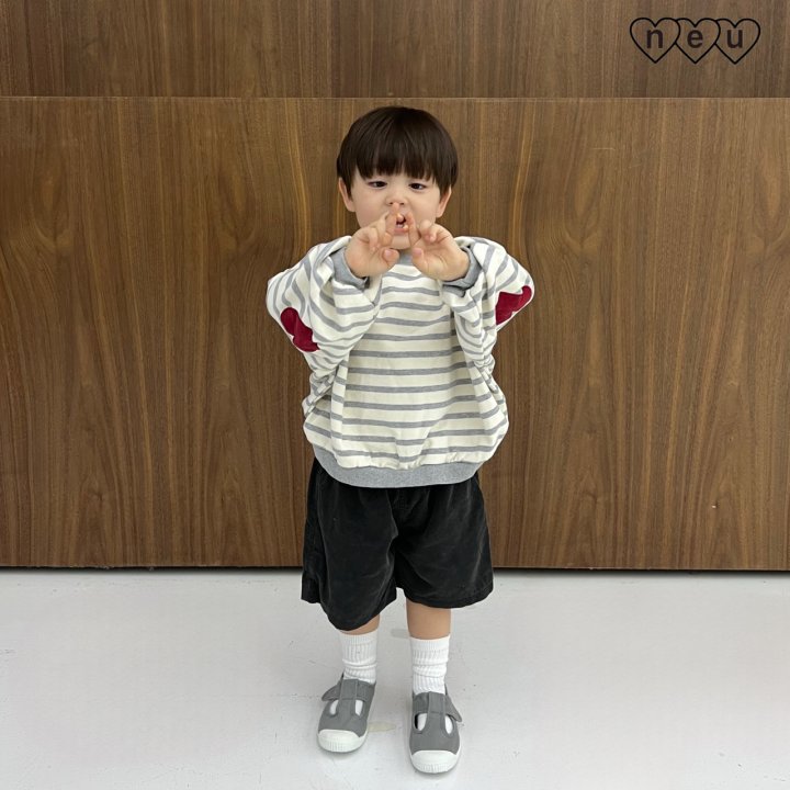 Neu - Korean Baby Fashion - #onlinebabyboutique - Heart Bread Sweatshirt - 5