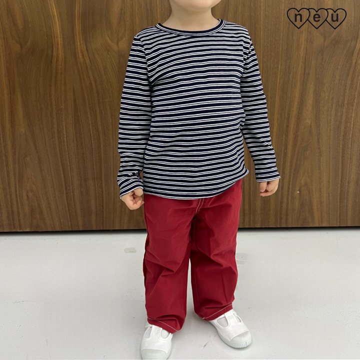 Neu - Korean Baby Fashion - #onlinebabyshop - Striped Tee - 10