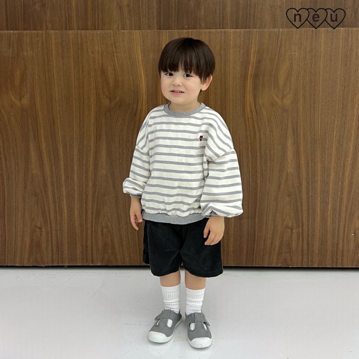 Neu - Korean Baby Fashion - #onlinebabyshop - Heart Bread Sweatshirt - 6
