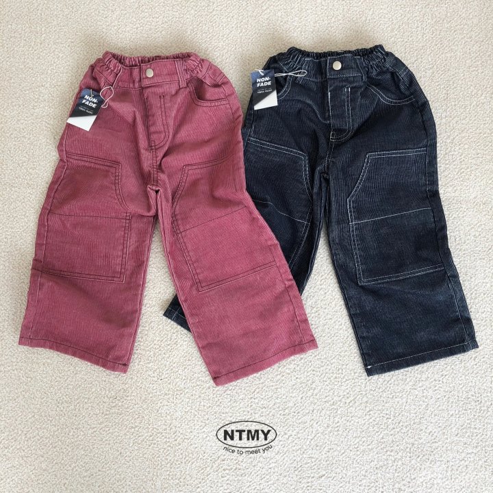Nice To Meet You - Korean Children Fashion - #Kfashion4kids - Corduroy Denim Pants