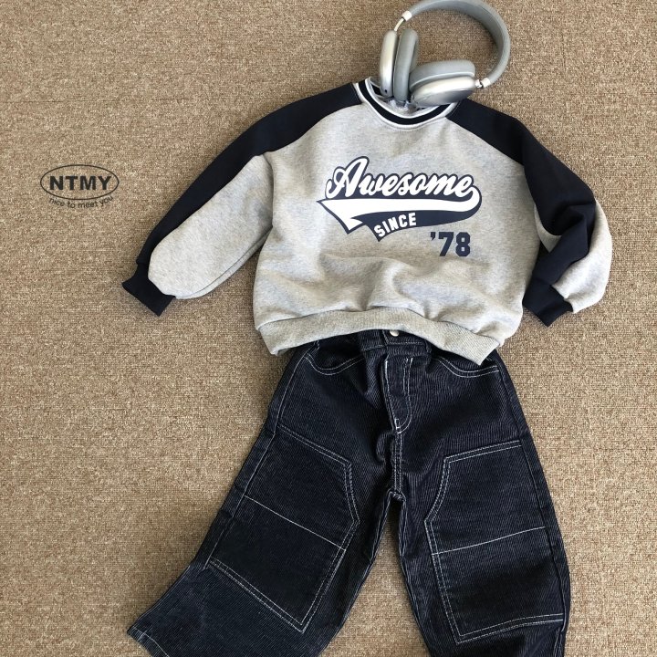 Nice To Meet You - Korean Children Fashion - #Kfashion4kids - Awesome Color Block Sweatshirt - 5