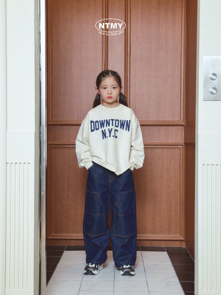 Nice To Meet You - Korean Children Fashion - #Kfashion4kids - Diagonal Sweatshirt - 9