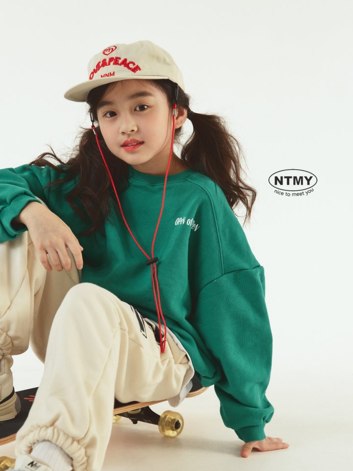 Nice To Meet You - Korean Children Fashion - #childofig - Open-Cut Sweatshirt - 11