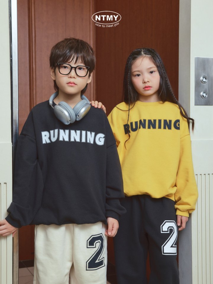Nice To Meet You - Korean Children Fashion - #childofig - Running Sweatshirt - 10