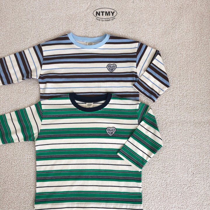 Nice To Meet You - Korean Children Fashion - #childofig - Ricky Stripe Tee - 3