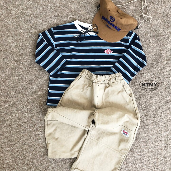 Nice To Meet You - Korean Children Fashion - #prettylittlegirls - Jelly Stripe Sweatshirt - 4