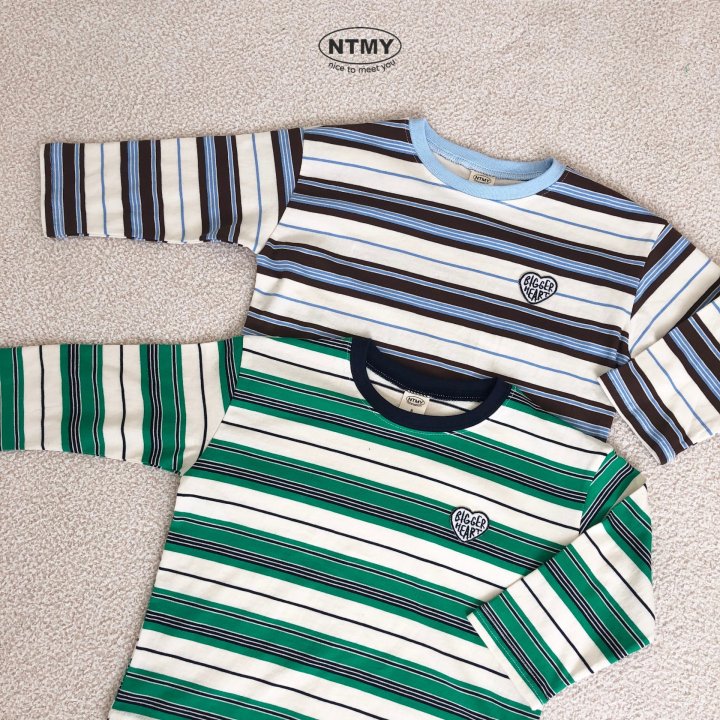 Nice To Meet You - Korean Children Fashion - #childofig - Ricky Stripe Tee - 4