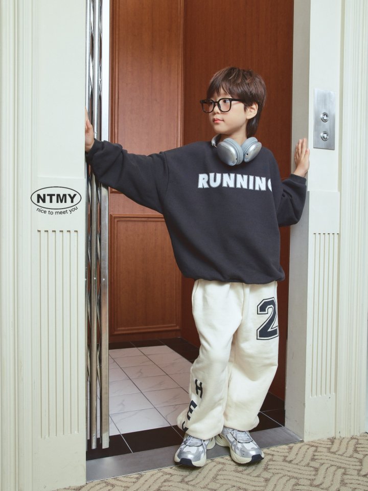 Nice To Meet You - Korean Children Fashion - #designkidswear - Running Sweatshirt - 12