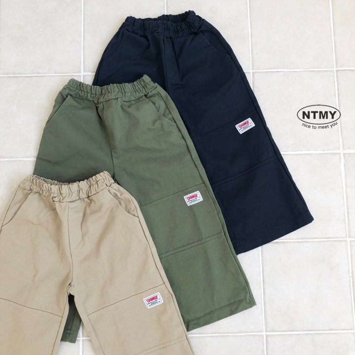 Nice To Meet You - Korean Children Fashion - #designkidswear - Twill Change Pants - 10