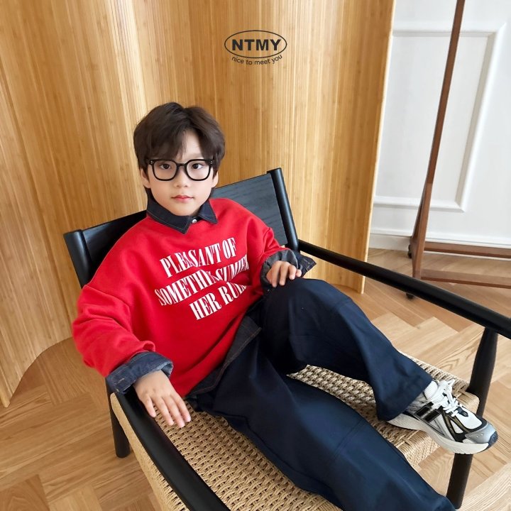 Nice To Meet You - Korean Children Fashion - #designkidswear - Something Sweatshirt - 11