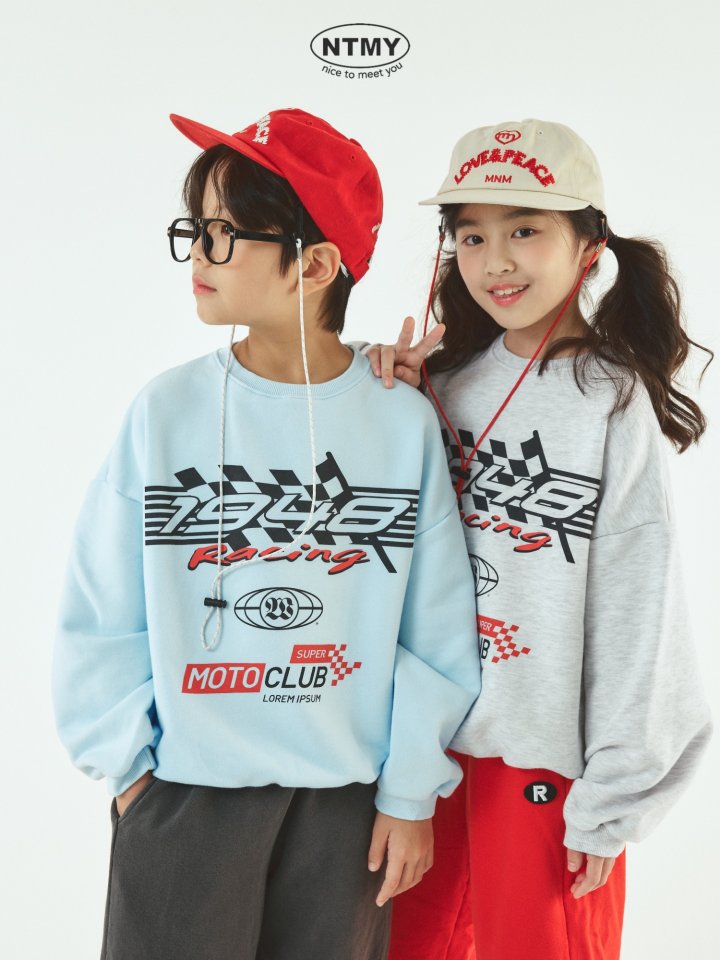 Nice To Meet You - Korean Children Fashion - #discoveringself - 1948 Racing Sweatshirt - 10