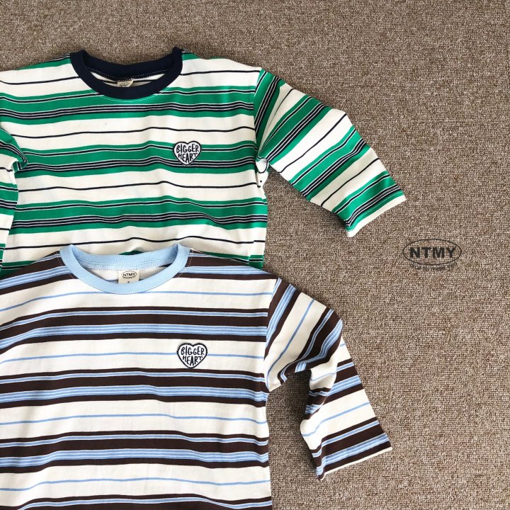 Nice To Meet You - Korean Children Fashion - #discoveringself - Ricky Stripe Tee - 6