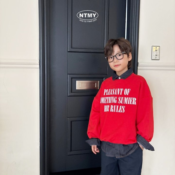 Nice To Meet You - Korean Children Fashion - #discoveringself - Something Sweatshirt - 12