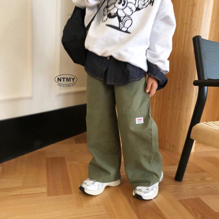 Nice To Meet You - Korean Children Fashion - #fashionkids - Twill Change Pants - 12