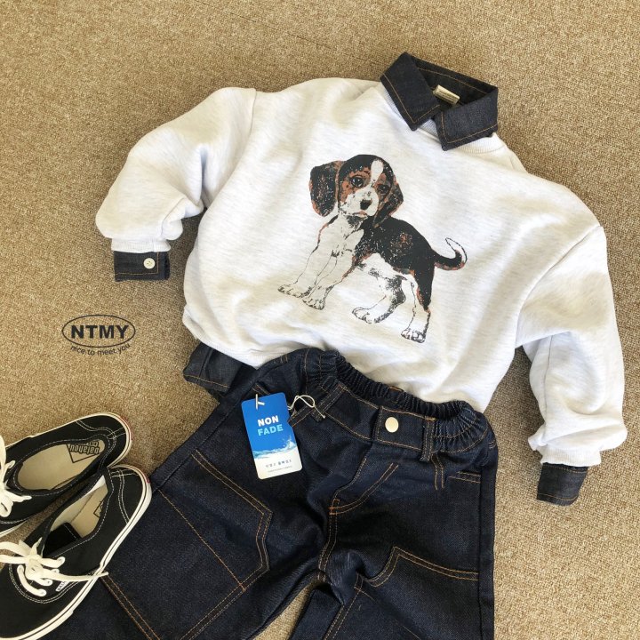 Nice To Meet You - Korean Children Fashion - #fashionkids - Beagle Sweatshirt - 8