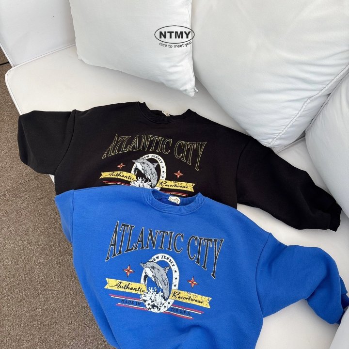 Nice To Meet You - Korean Children Fashion - #fashionkids - Atlan Sweatshirt - 2