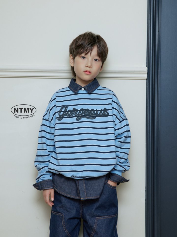 Nice To Meet You - Korean Children Fashion - #kidsshorts - Gogo ST Sweatshirt - 11