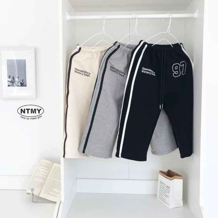 Nice To Meet You - Korean Children Fashion - #kidsshorts - Tori Tape Pants - 5
