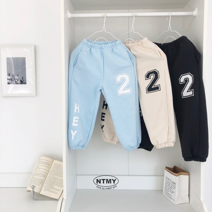 Nice To Meet You - Korean Children Fashion - #kidsstore - 2 Hey Jogger Pants - 2