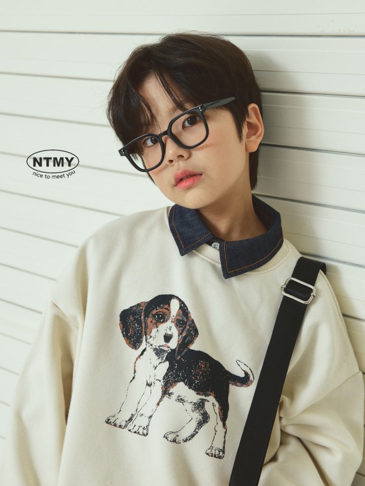 Nice To Meet You - Korean Children Fashion - #kidsstore - Beagle Sweatshirt - 10