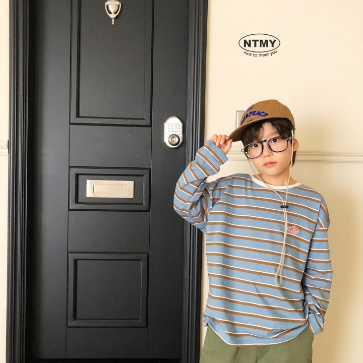 Nice To Meet You - Korean Children Fashion - #kidsstore - Jelly Stripe Sweatshirt - 11