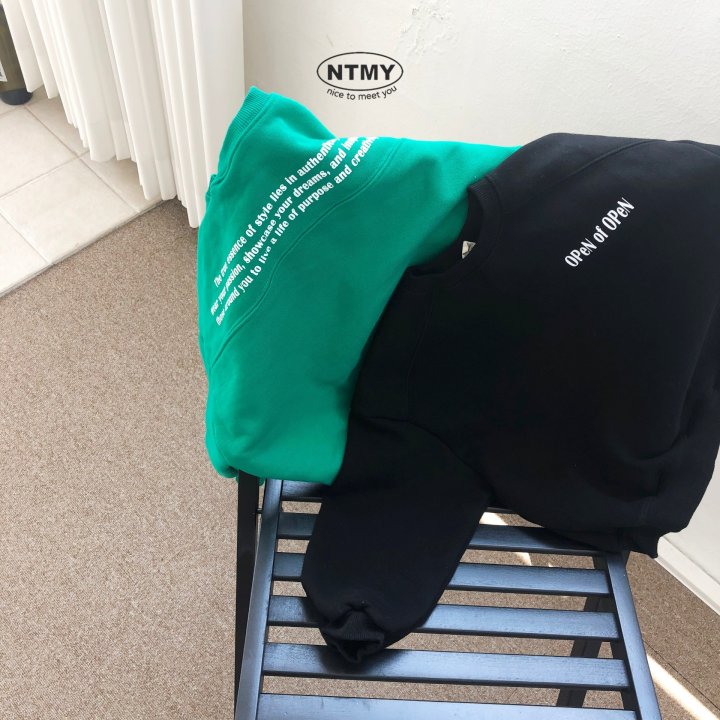 Nice To Meet You - Korean Children Fashion - #kidzfashiontrend - Open-Cut Sweatshirt - 2