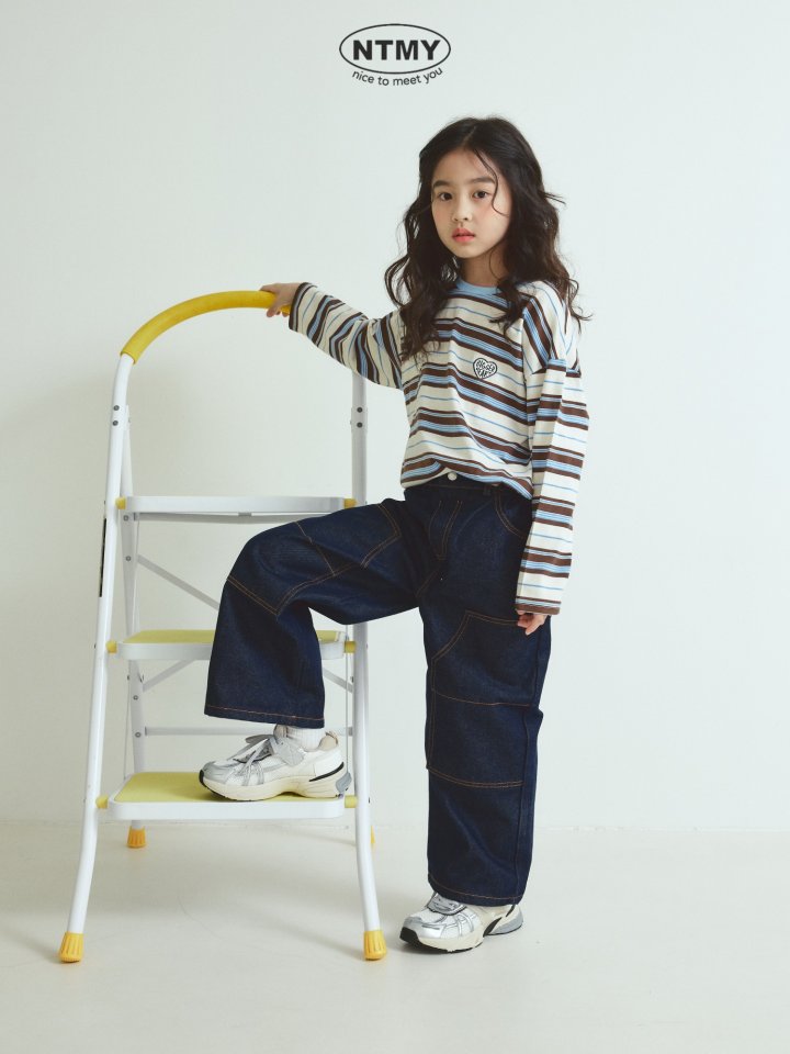 Nice To Meet You - Korean Children Fashion - #kidzfashiontrend - Ricky Stripe Tee - 10