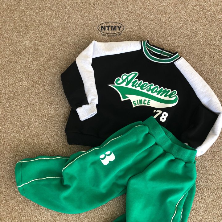 Nice To Meet You - Korean Children Fashion - #kidsstore - Awesome Color Block Sweatshirt - 4