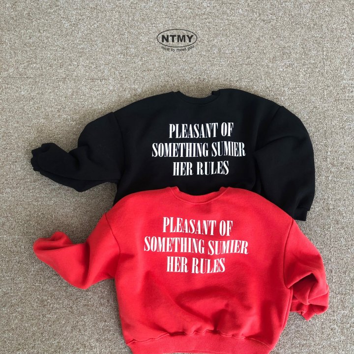 Nice To Meet You - Korean Children Fashion - #kidzfashiontrend - Something Sweatshirt - 2