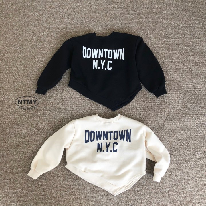 Nice To Meet You - Korean Children Fashion - #kidzfashiontrend - Diagonal Sweatshirt - 8