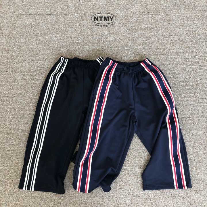 Nice To Meet You - Korean Children Fashion - #kidsstore - Monotrack Pants - 4