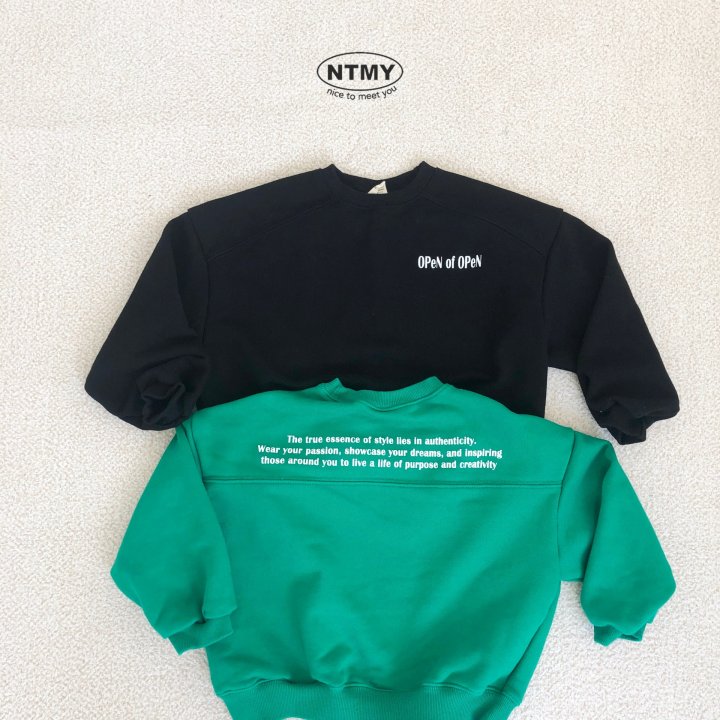 Nice To Meet You - Korean Children Fashion - #Kfashion4kids - Open-Cut Sweatshirt - 4