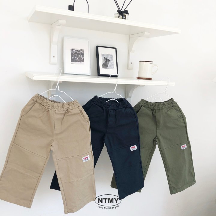 Nice To Meet You - Korean Children Fashion - #littlefashionista - Twill Change Pants