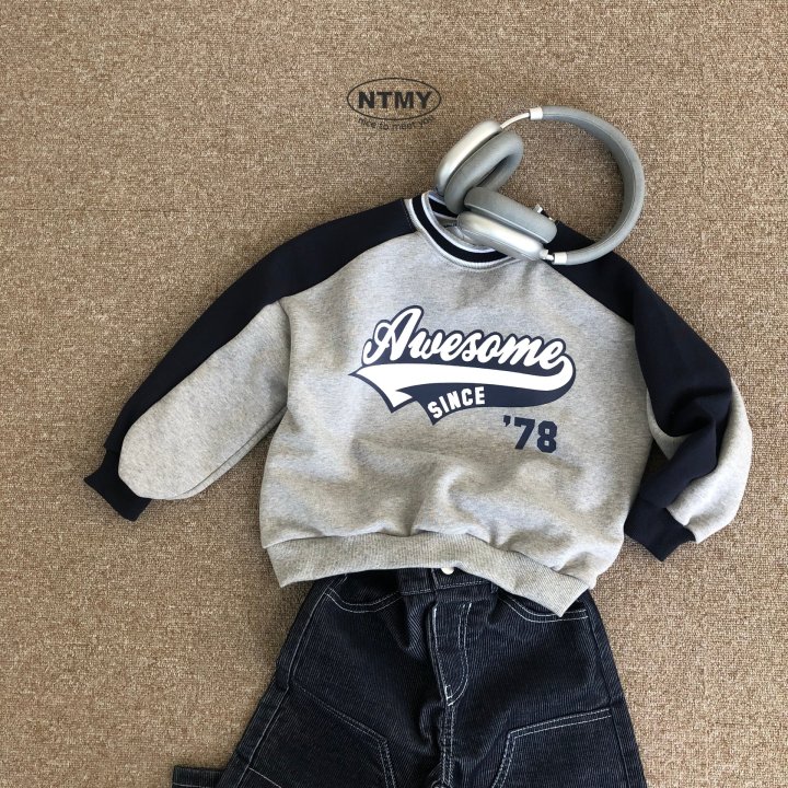 Nice To Meet You - Korean Children Fashion - #littlefashionista - Awesome Color Block Sweatshirt - 6