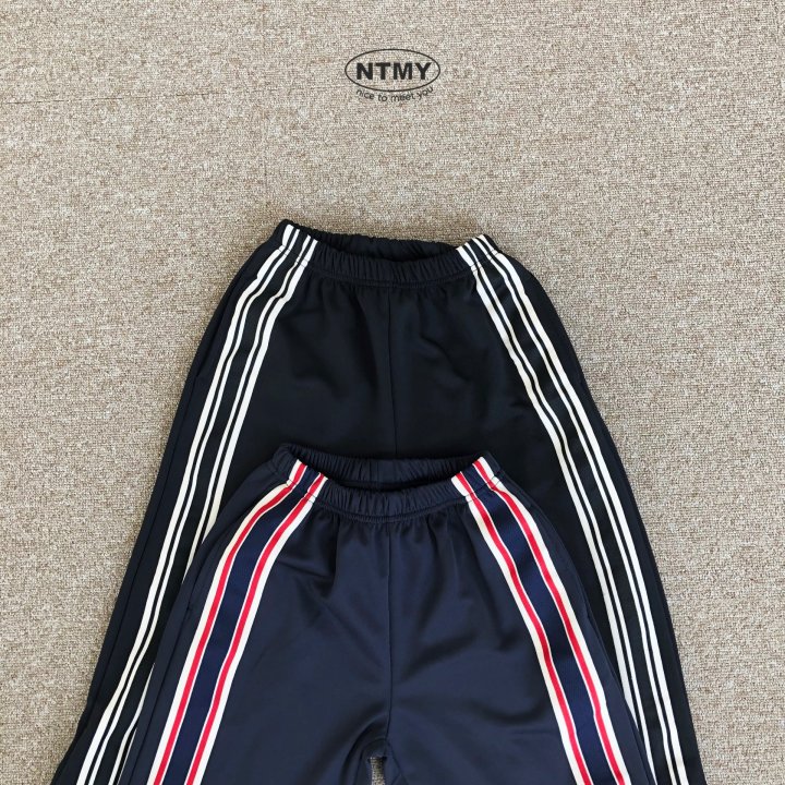 Nice To Meet You - Korean Children Fashion - #littlefashionista - Monotrack Pants - 6