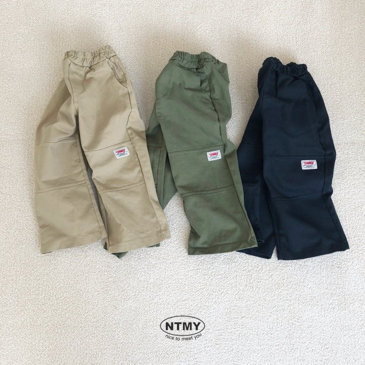 Nice To Meet You - Korean Children Fashion - #magicofchildhood - Twill Change Pants - 2