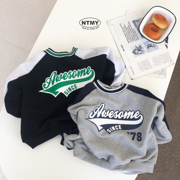 Nice To Meet You - Korean Children Fashion - #magicofchildhood - Awesome Color Block Sweatshirt - 7