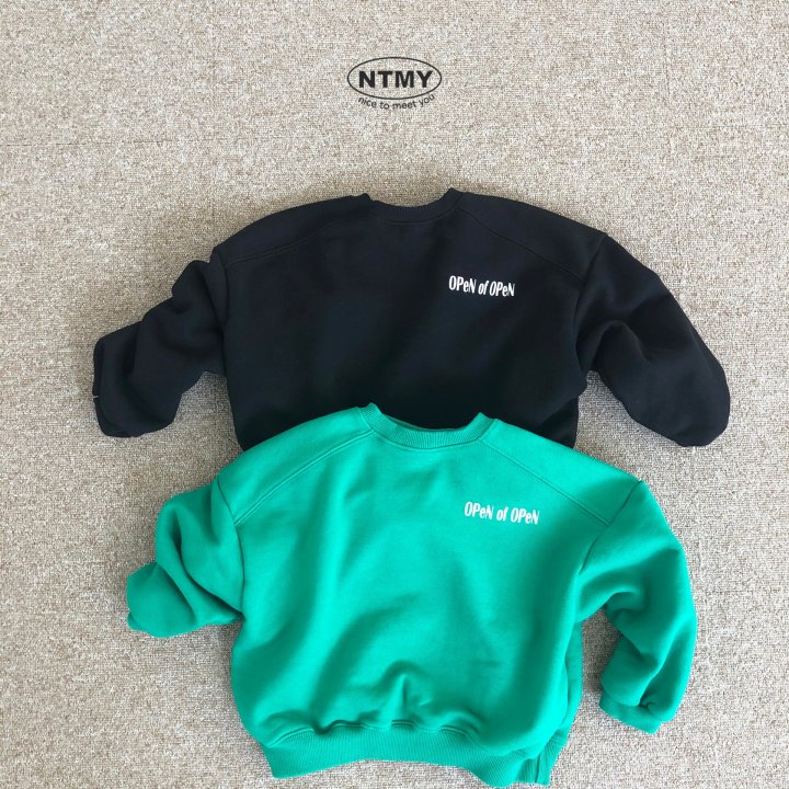 Nice To Meet You - Korean Children Fashion - #minifashionista - Open-Cut Sweatshirt - 6