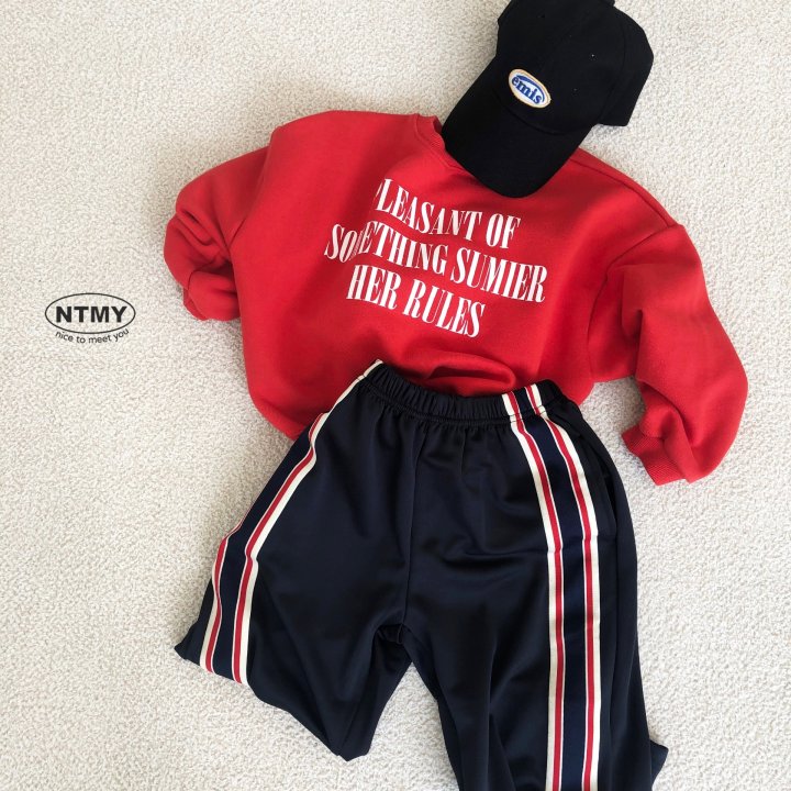 Nice To Meet You - Korean Children Fashion - #minifashionista - Something Sweatshirt - 6